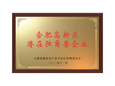 Potenciais empresas unicórnios na zona de alta tecnologia de Hefei